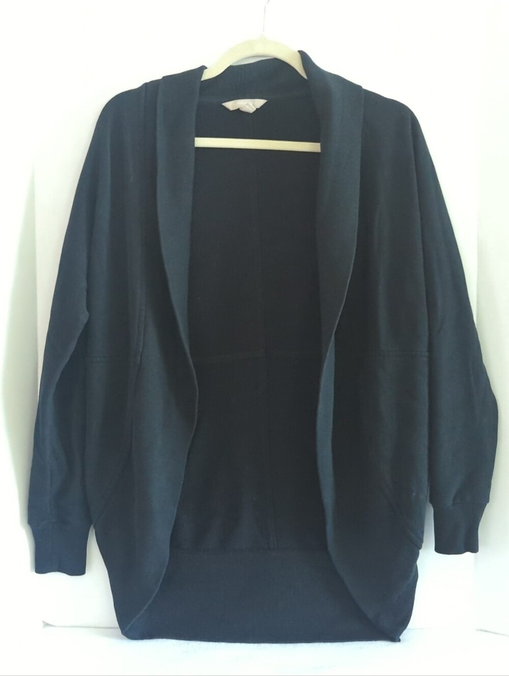 Banana Republic Open Front Long Sleeve  Knit Top with Ribbed Cuffs Size S